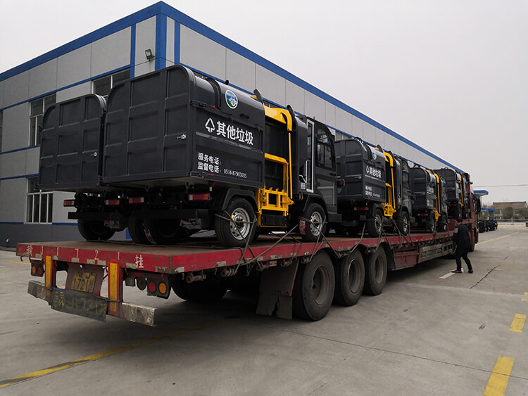 四輪側(cè)掛清運(yùn)車,明諾,垃圾收集車